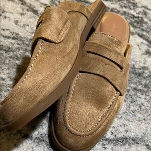 Old Navy Women's Tan Suede Loafers